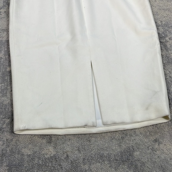 Elizabeth & James Dress Sapphire White Bodycon Sleeveless w/ Center Cut Out - Picture 11 of 13